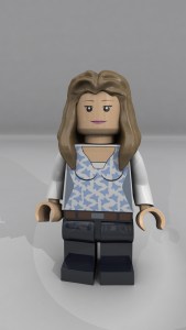 Female Lego Character, rigged.
