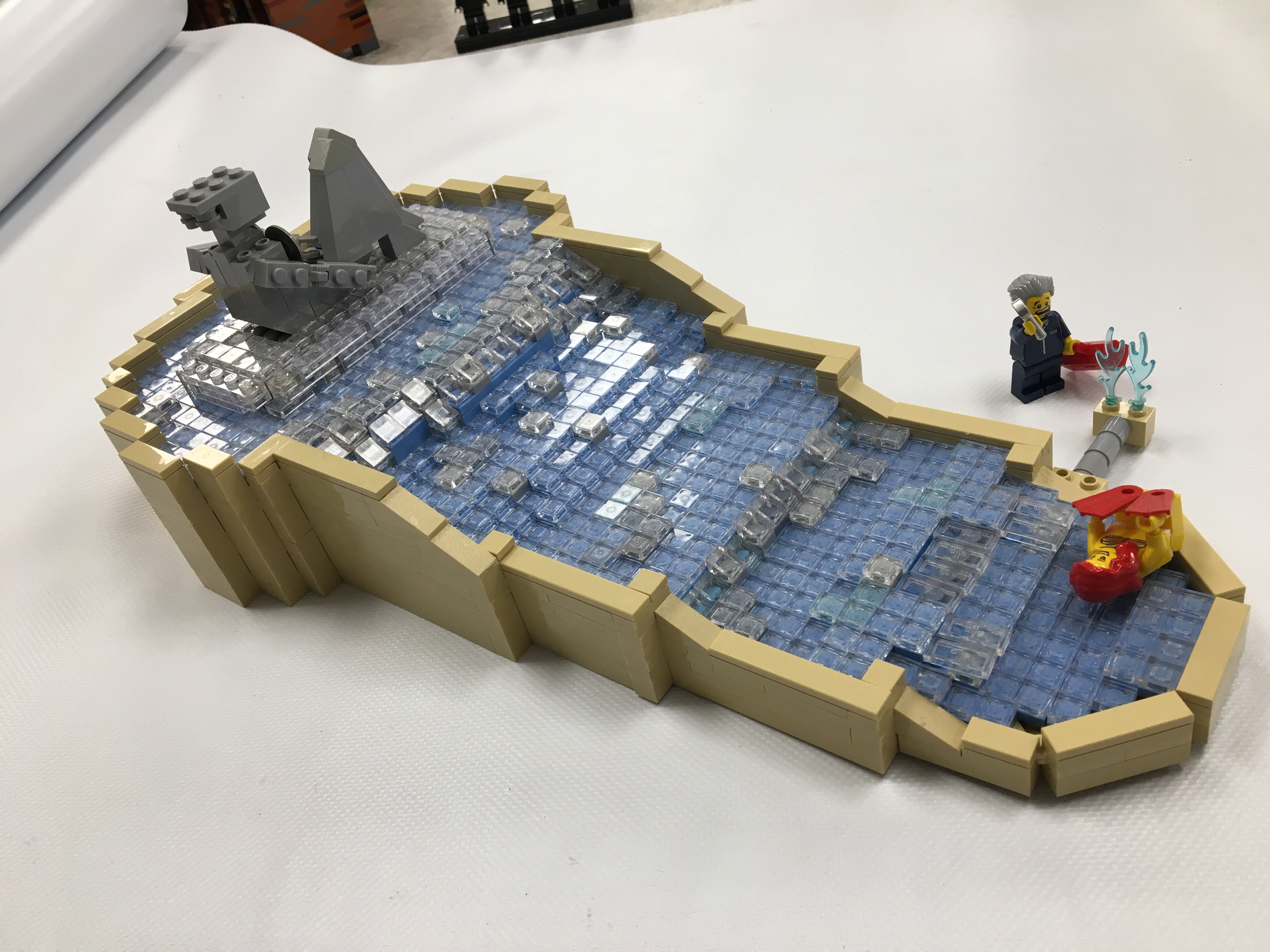 Lego Floozie in a Jacuzzi